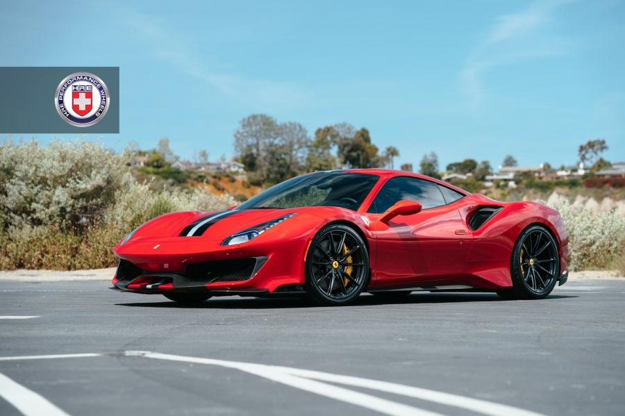  Ferrari 488 Pista on HRE Wheels (P104SC) 2019 года  (фото 8 из 8)